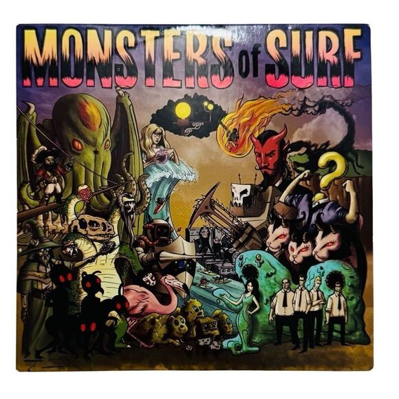 MONSTERS OF SURF - Various Artists- ( CD, 2014) Ding Dong Records RARE - Picture 1 of 7
